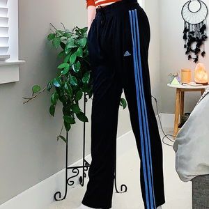 adidas purple striped joggers women’s